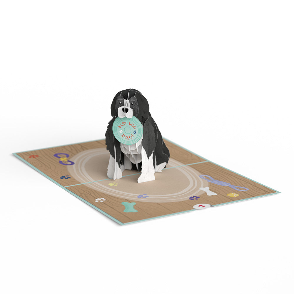 Fetching Father’s Day Dog Pop-Up Card