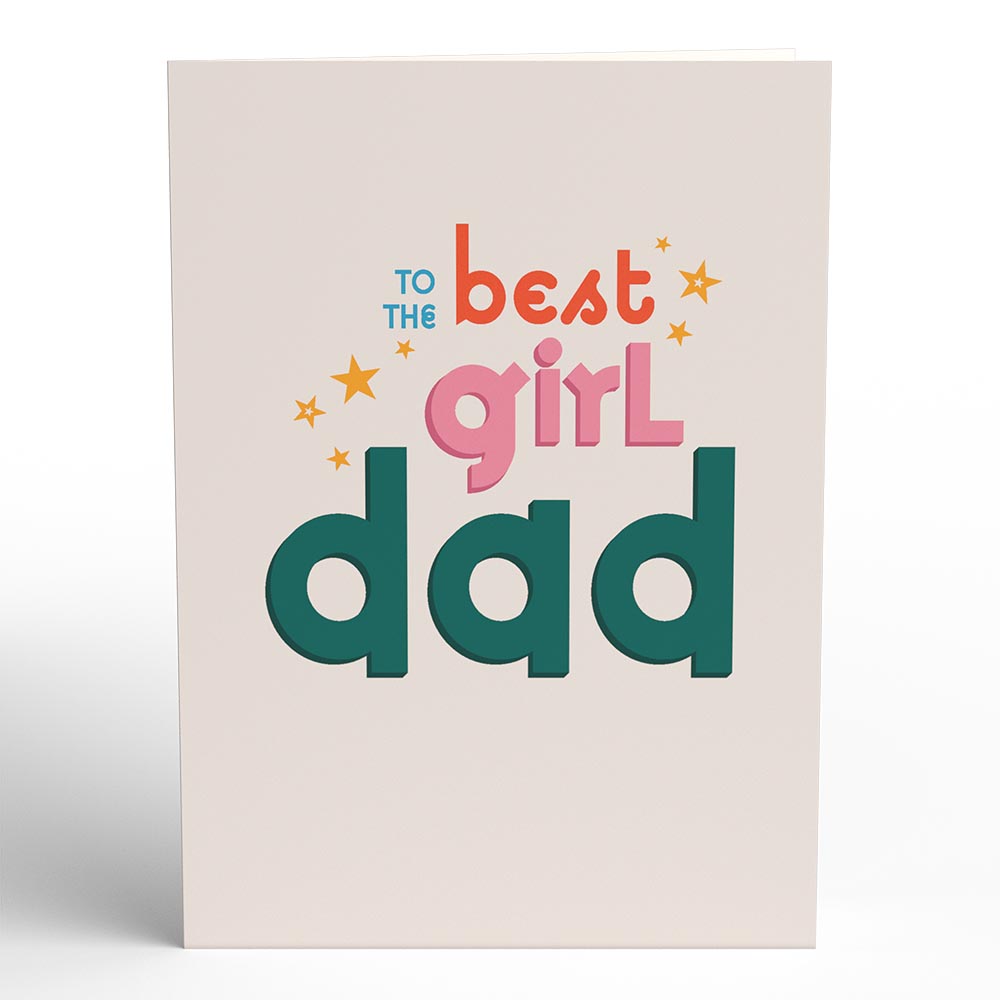 Girl Dad Father’s Day Pop-Up Card