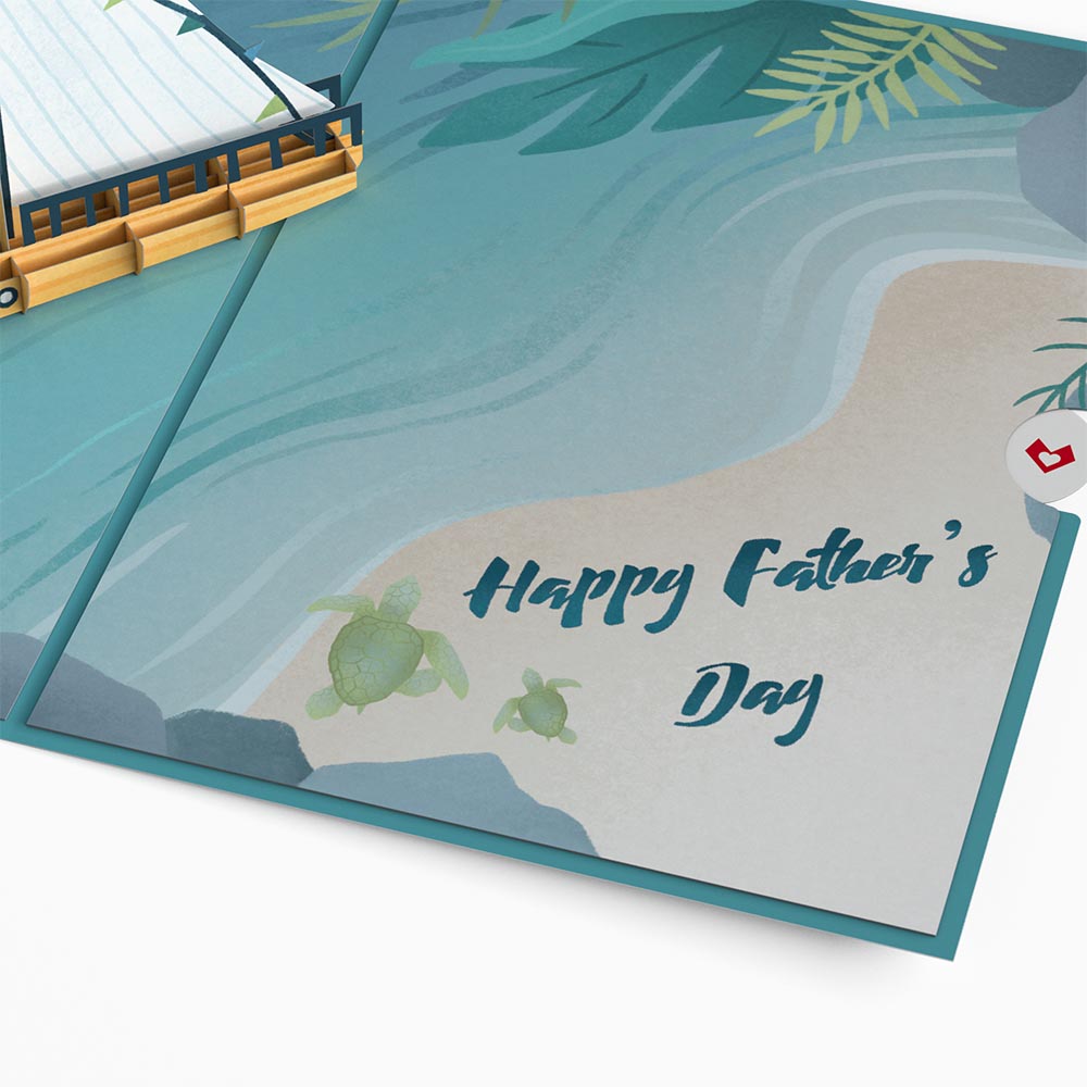 Set Sail Father’s Day Pop-Up Card
