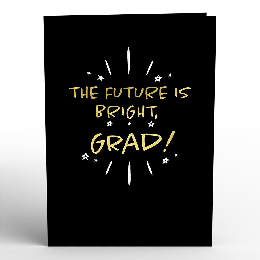 Future Is Bright Graduation Pop-Up Card