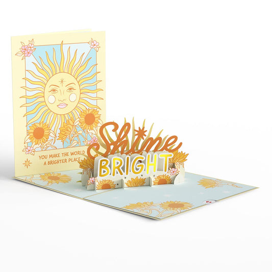 Shine Bright Pop-Up Card