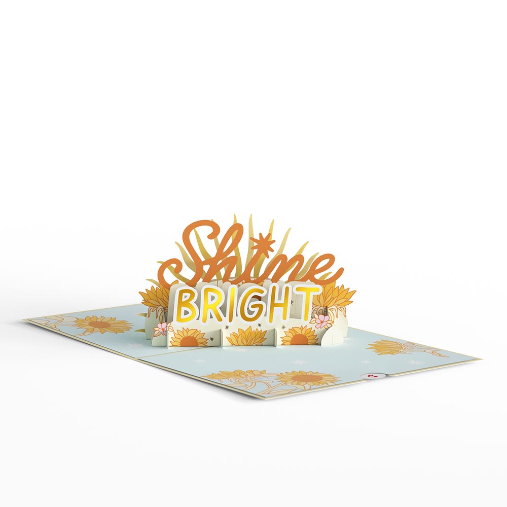 Shine Bright Pop-Up Card