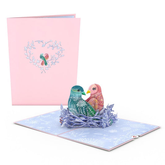 Love Birds Pop-Up Card