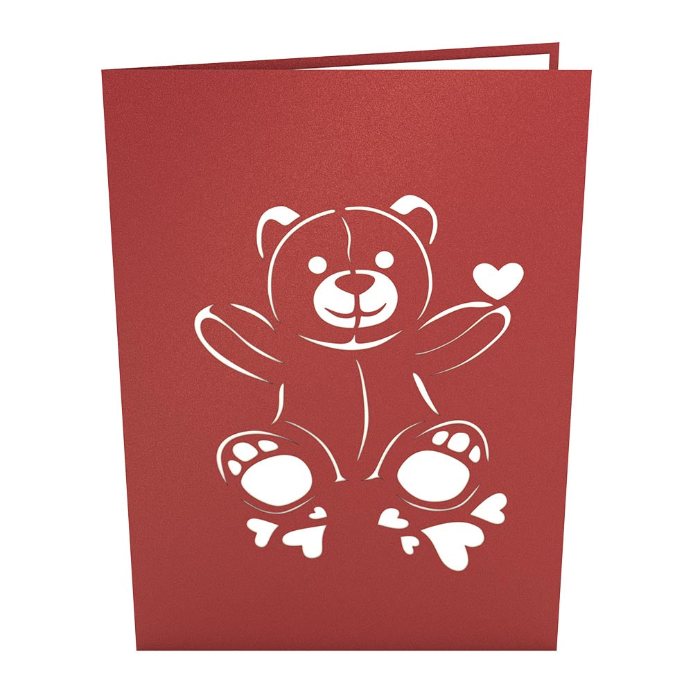 Love Bear Pop Valentine's Day Card