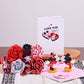 Handcrafted Paper Flowers: Disney's Mickey & Minnie Lovestruck Roses (6-Stem) with Love You Lots Pop-Up Card
