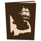 Mayflower Pop-up Thanksgiving Card