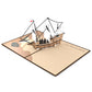 Mayflower Pop-up Thanksgiving Card