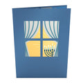 Menorah Lights Pop-Up Card