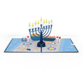 Menorah Lights Pop-Up Card