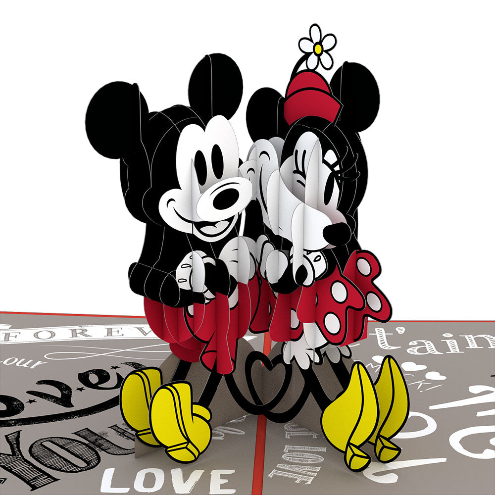 Disney's Mickey and Minnie In Love Pop-Up Card