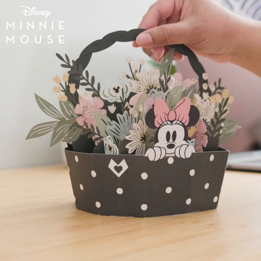 Disney's Minnie Mouse Flower Basket Decoration