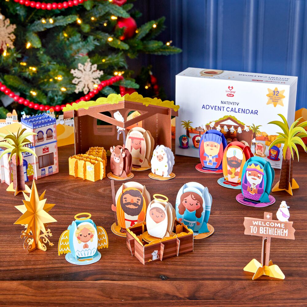 Advent Calendar Christmas Bundle: Pancake the Penguin & Nativity