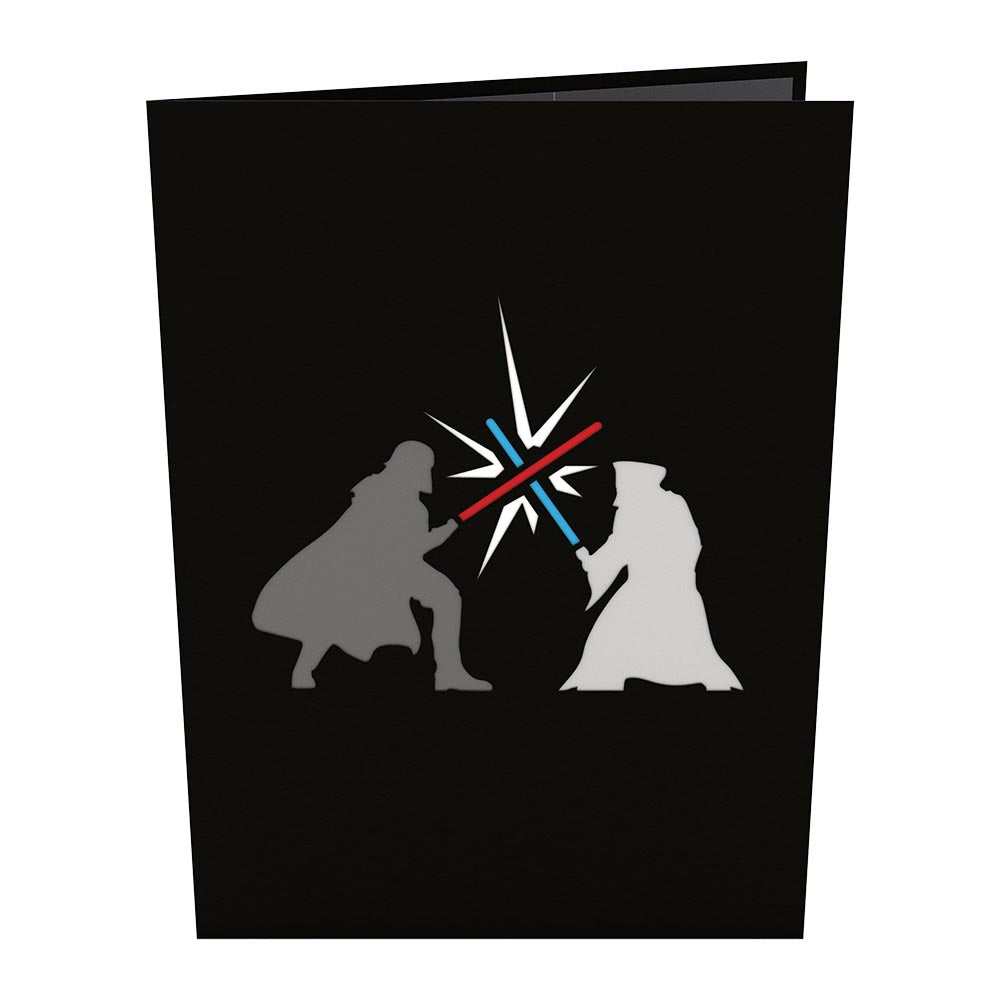 Star Wars Obi-Wan vs. Darth Vader Pop up Card