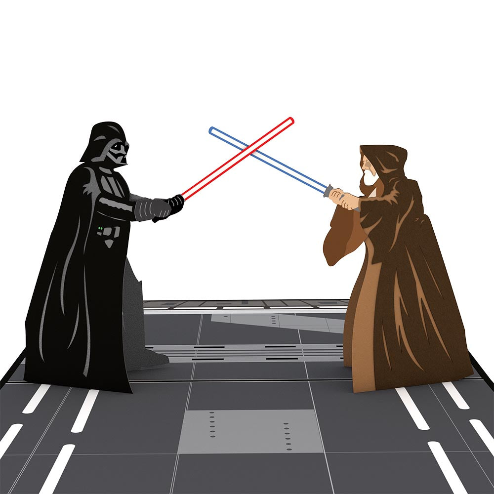 Star Wars Obi-Wan vs. Darth Vader Pop up Card