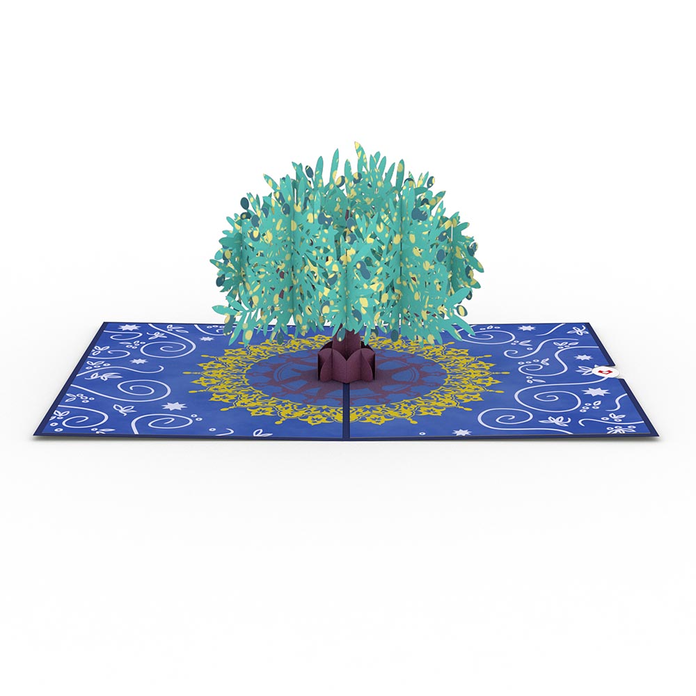 Olive Tree Pop up Card