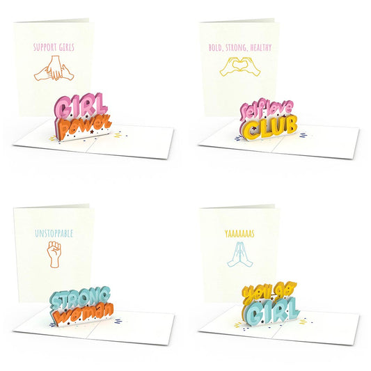 Girl Power Notecards (Assorted 4-Pack)