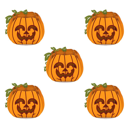 Stickerpop™: Happy Halloween Pumpkin (5-Pack)