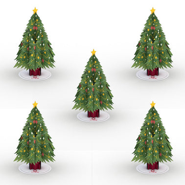 Stickerpop™: Festive Christmas Tree (5-Pack)
