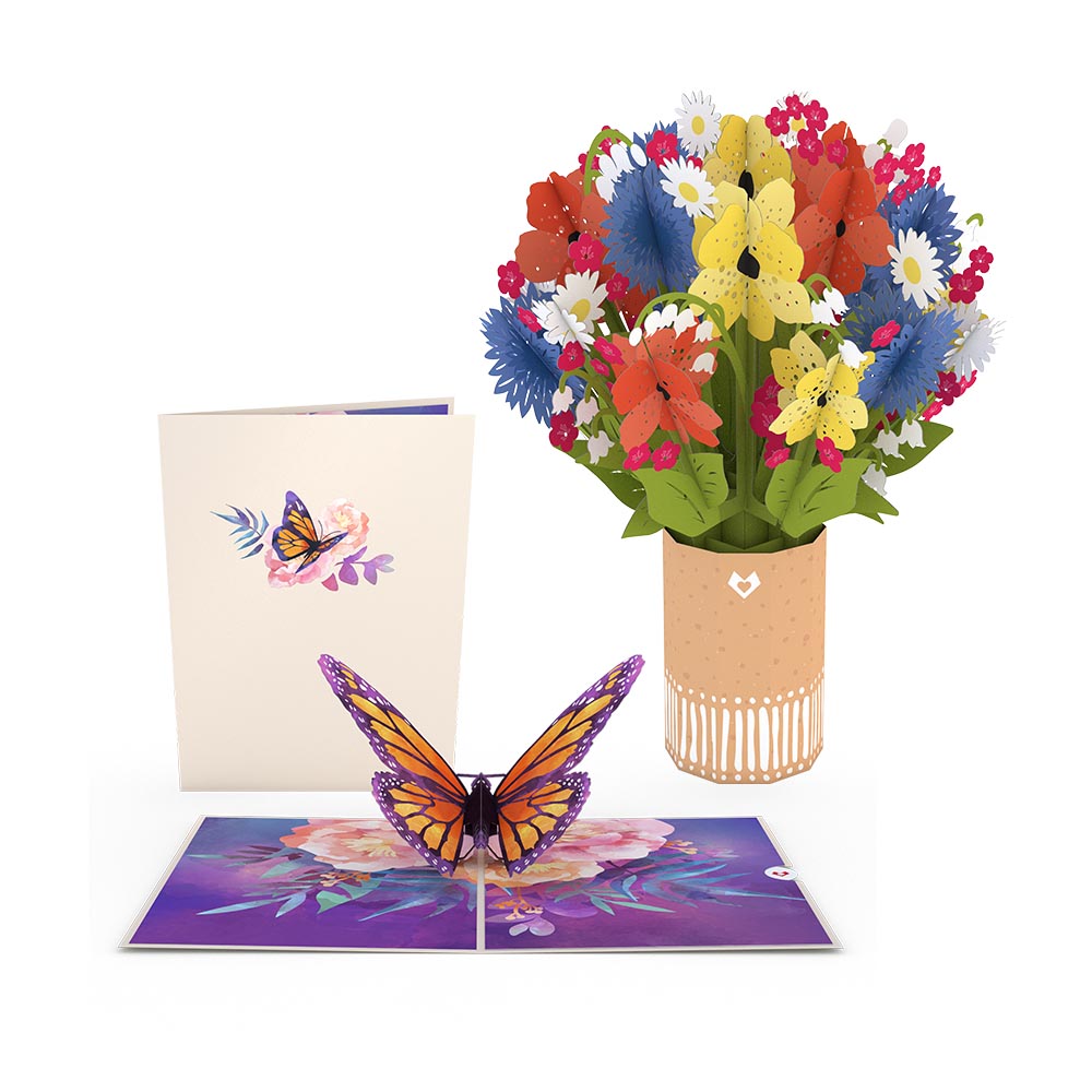 Wildflower & Monarch Butterfly Bundle