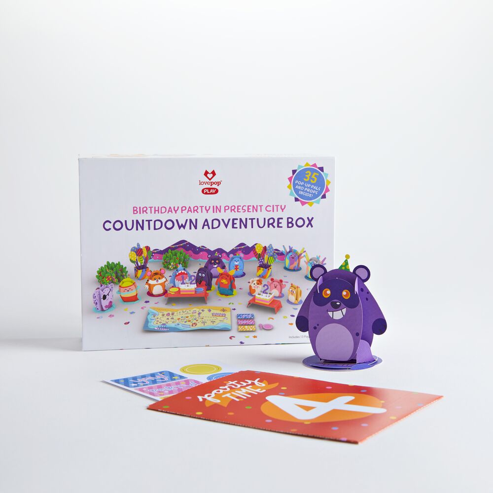 Birthday Party in Present City Countdown Adventure Box