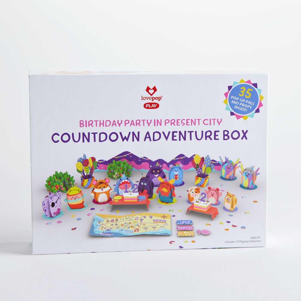 Birthday Party in Present City Countdown Adventure Box