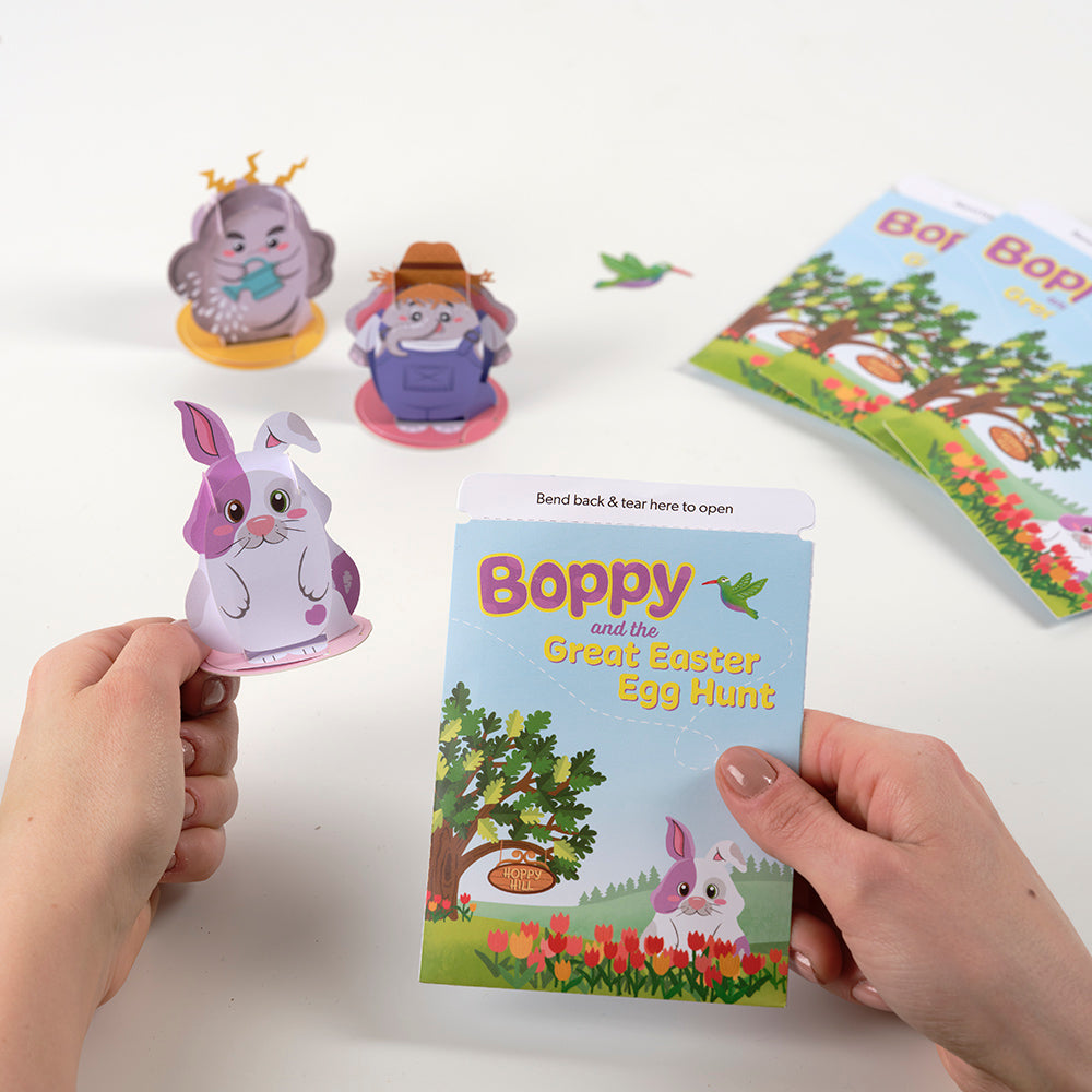 Boppy and the Great Easter Egg Hunt Story Adventure Box + Bonus Gift