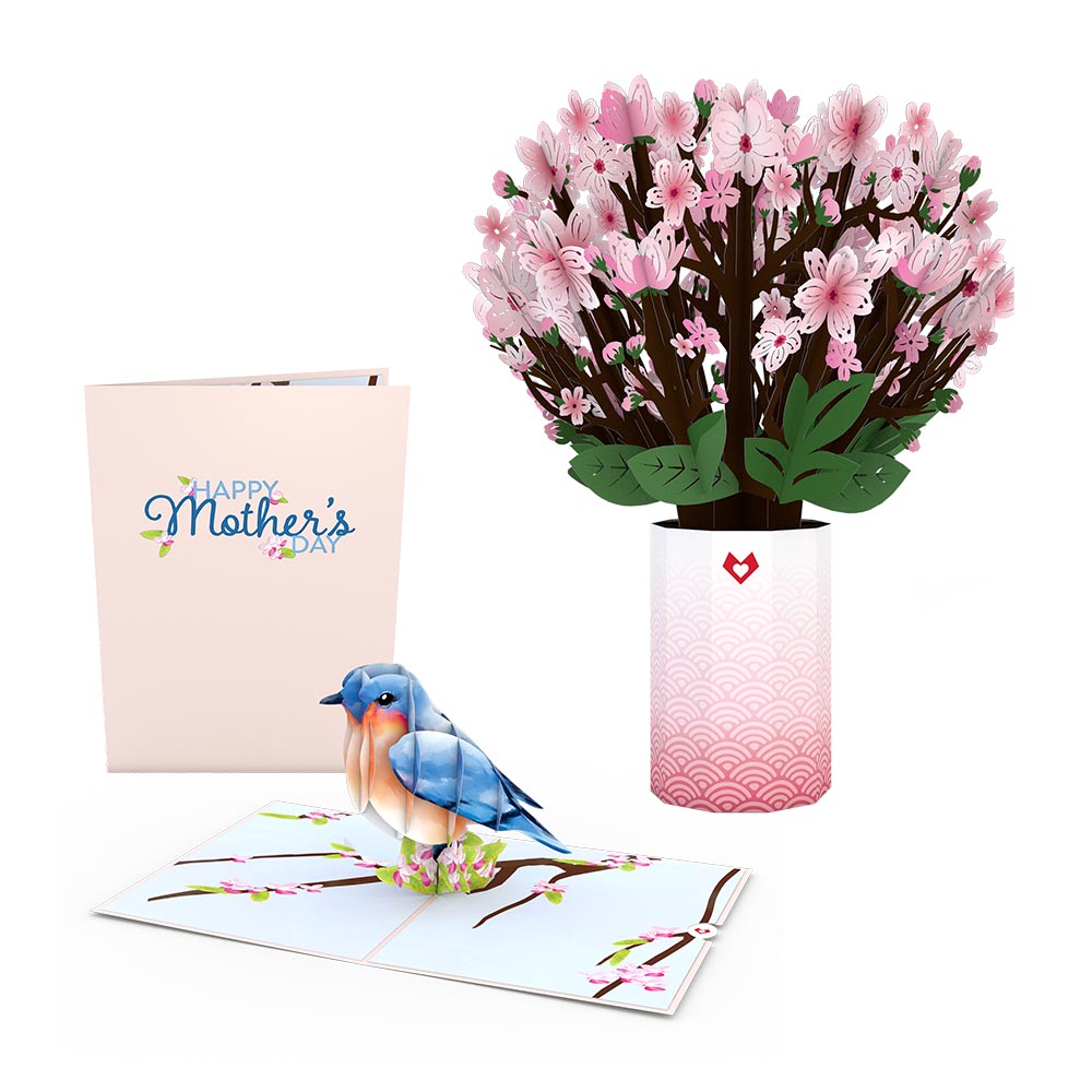 Mother’s Day Bluebird Cherry Blossom Bundle