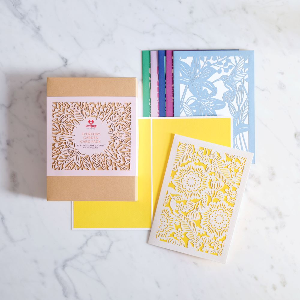 Love pop 019 Everyday Garden Pack (Assorted 12-Pack): Lovepop Moments™ Card
