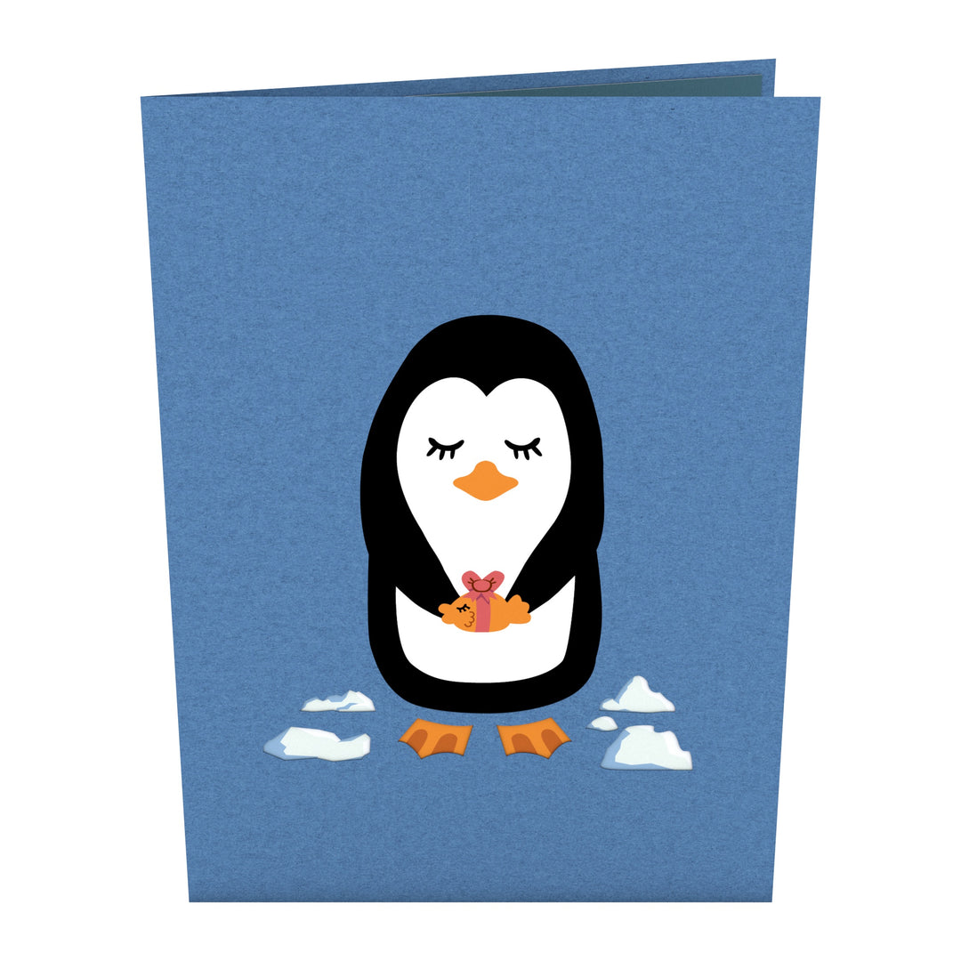 Penguins in Love Pop-Up Card