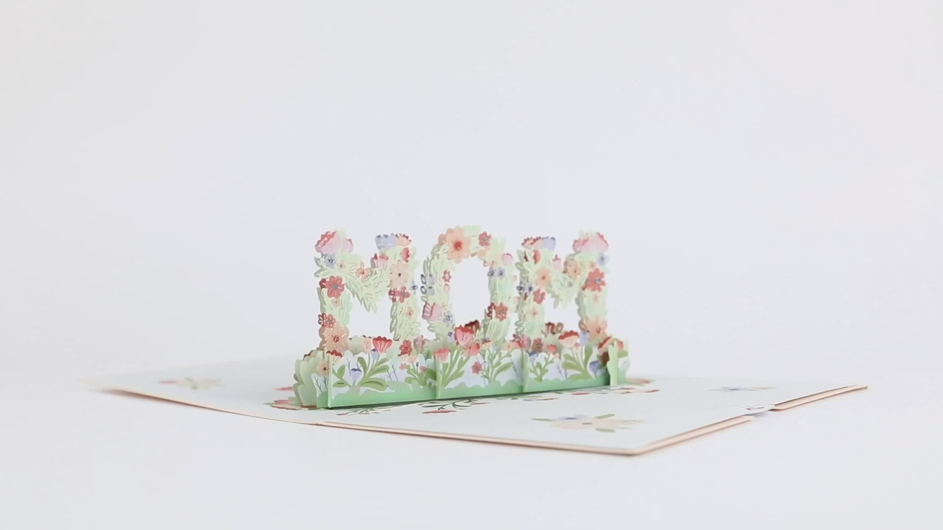 Vivid Mother's Day Lovepop Cards Abstract in 4K