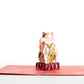 Lucky Cat Pop-Up Card