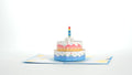 Rainbow Birthday Cake Pop-Up Card