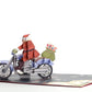 Santa Biker Pop-Up Card