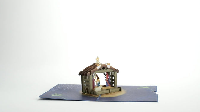 Nativity Pop-Up Card
