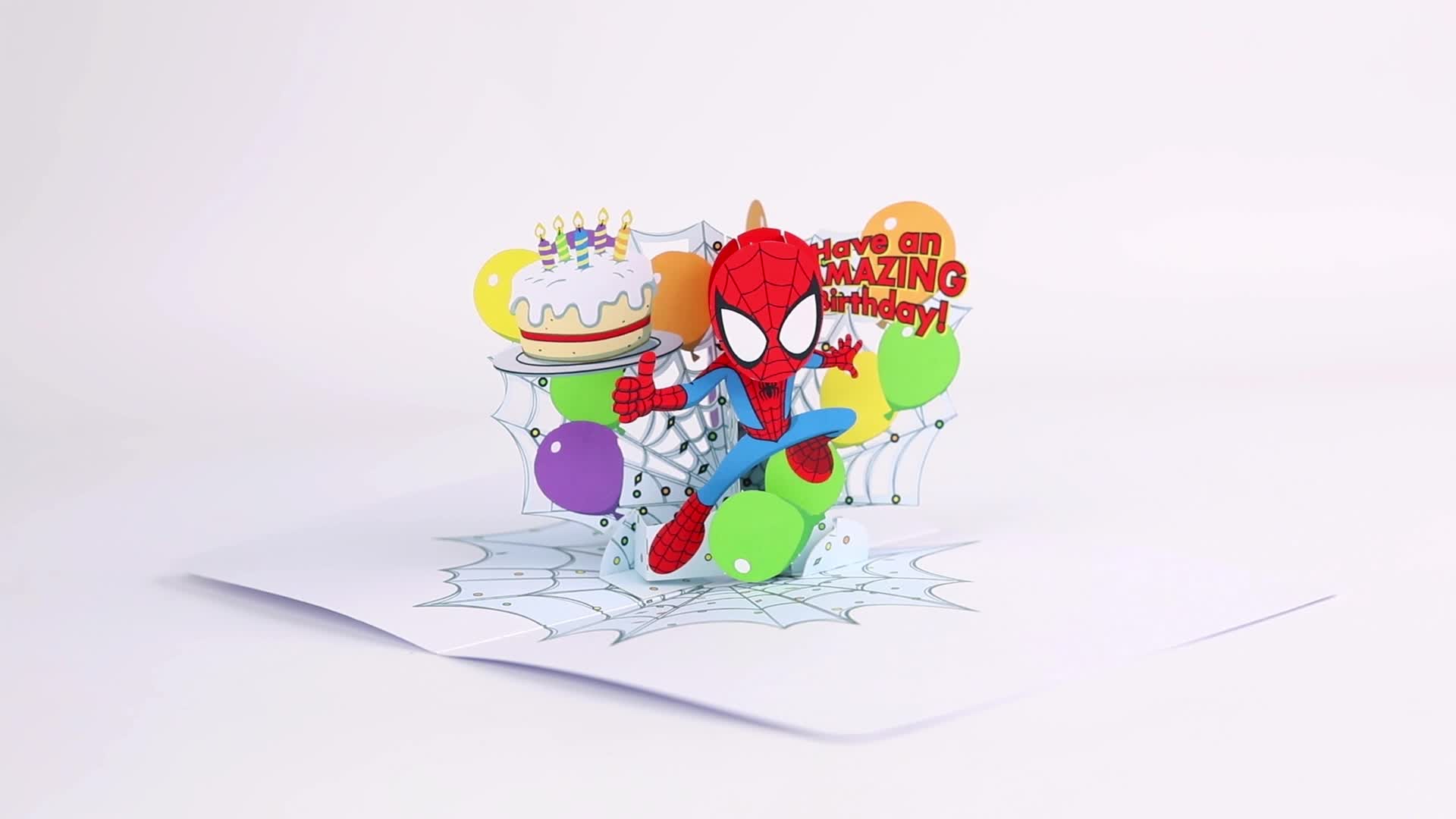 Playpop Card™: Marvel's Spider-Man Amazing Birthday