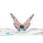 Floral Monarch Butterfly Pop-Up Card