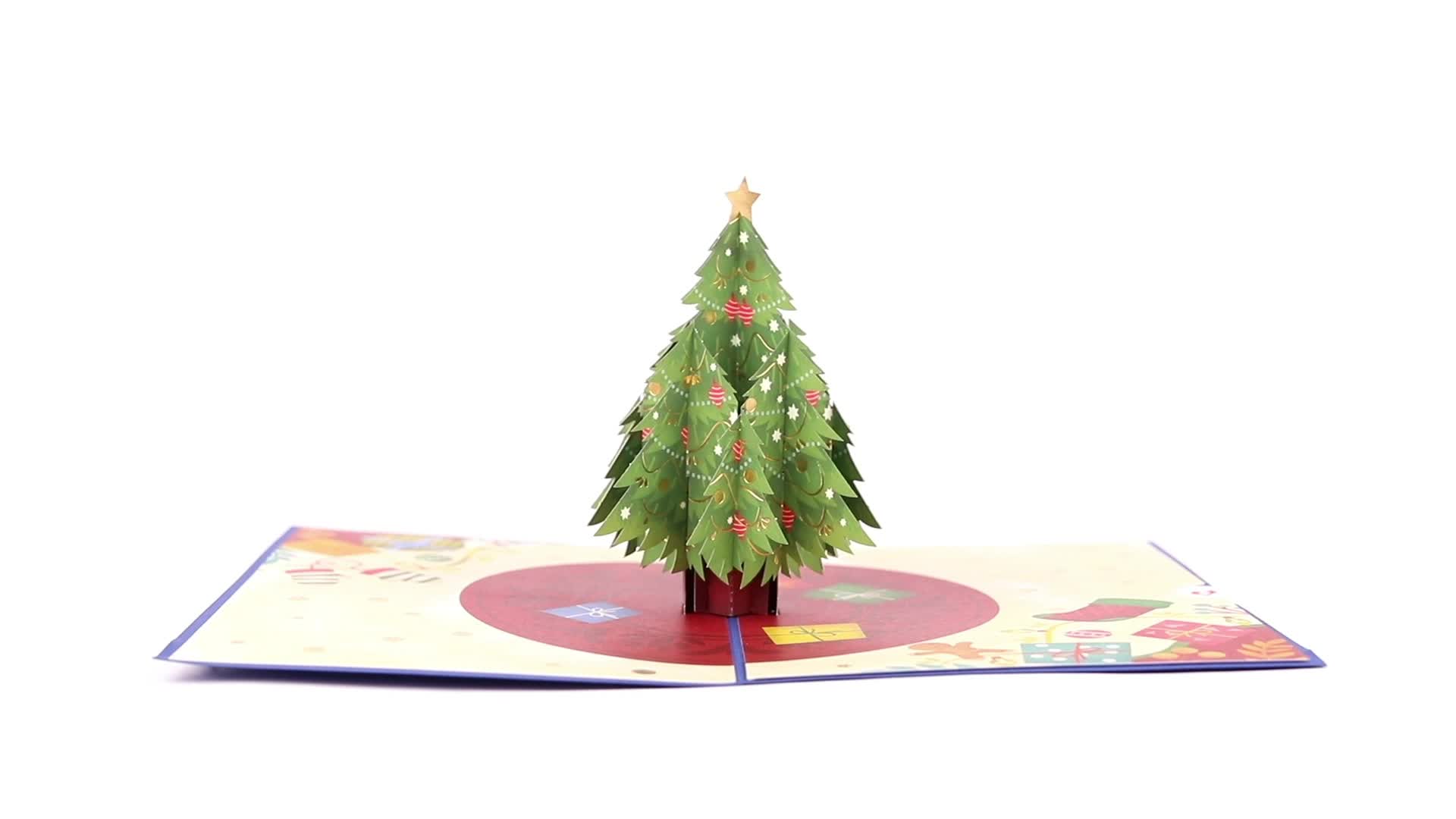 Christmas Tree Celebration Pop-Up Card
