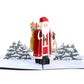 Santa with Toy Bag Pop-Up Card