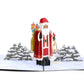 Santa with Toy Bag Pop-Up Card