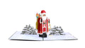 Santa with Toy Bag Pop-Up Card