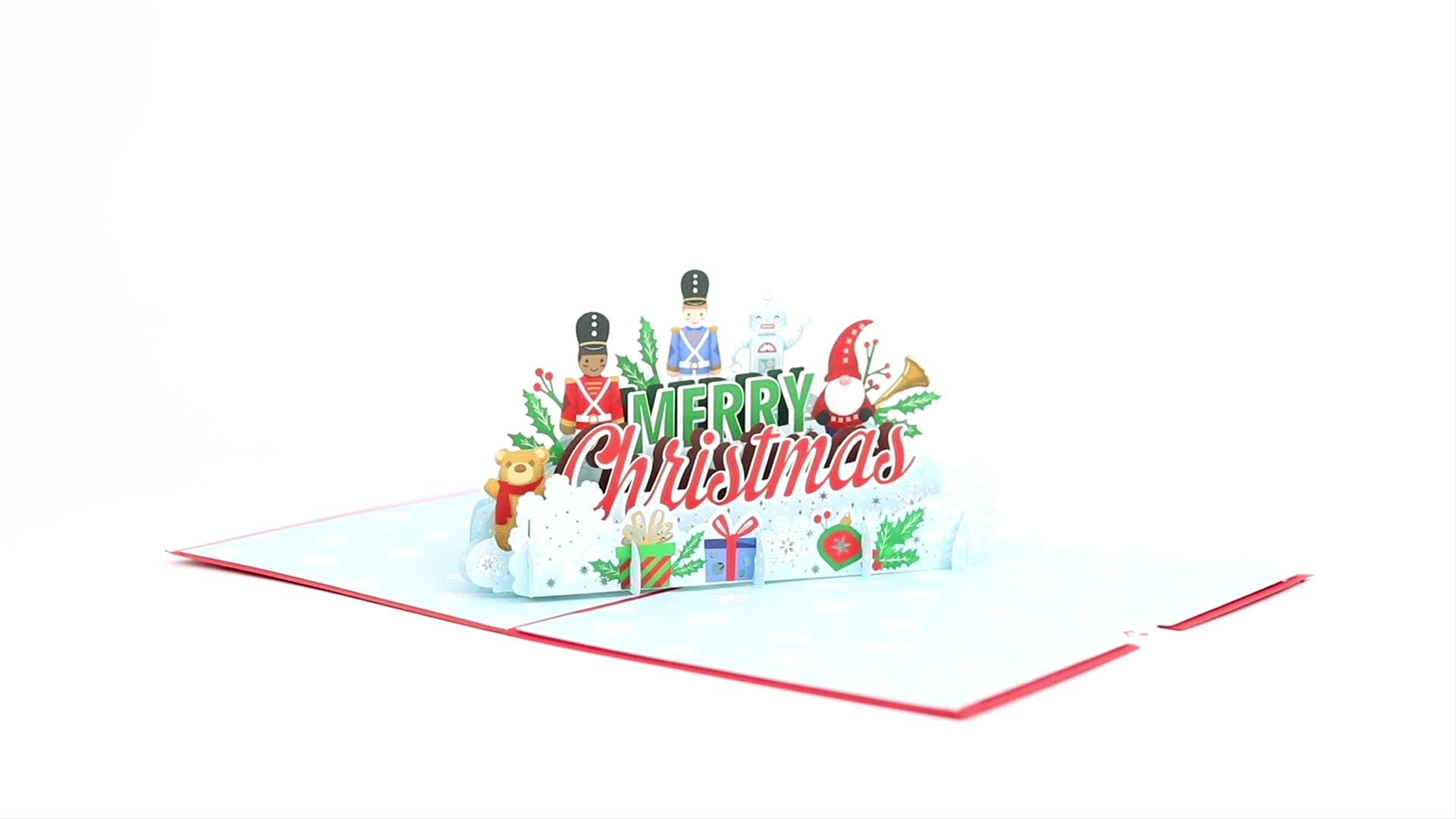 Merry Christmas Pop-Up Card