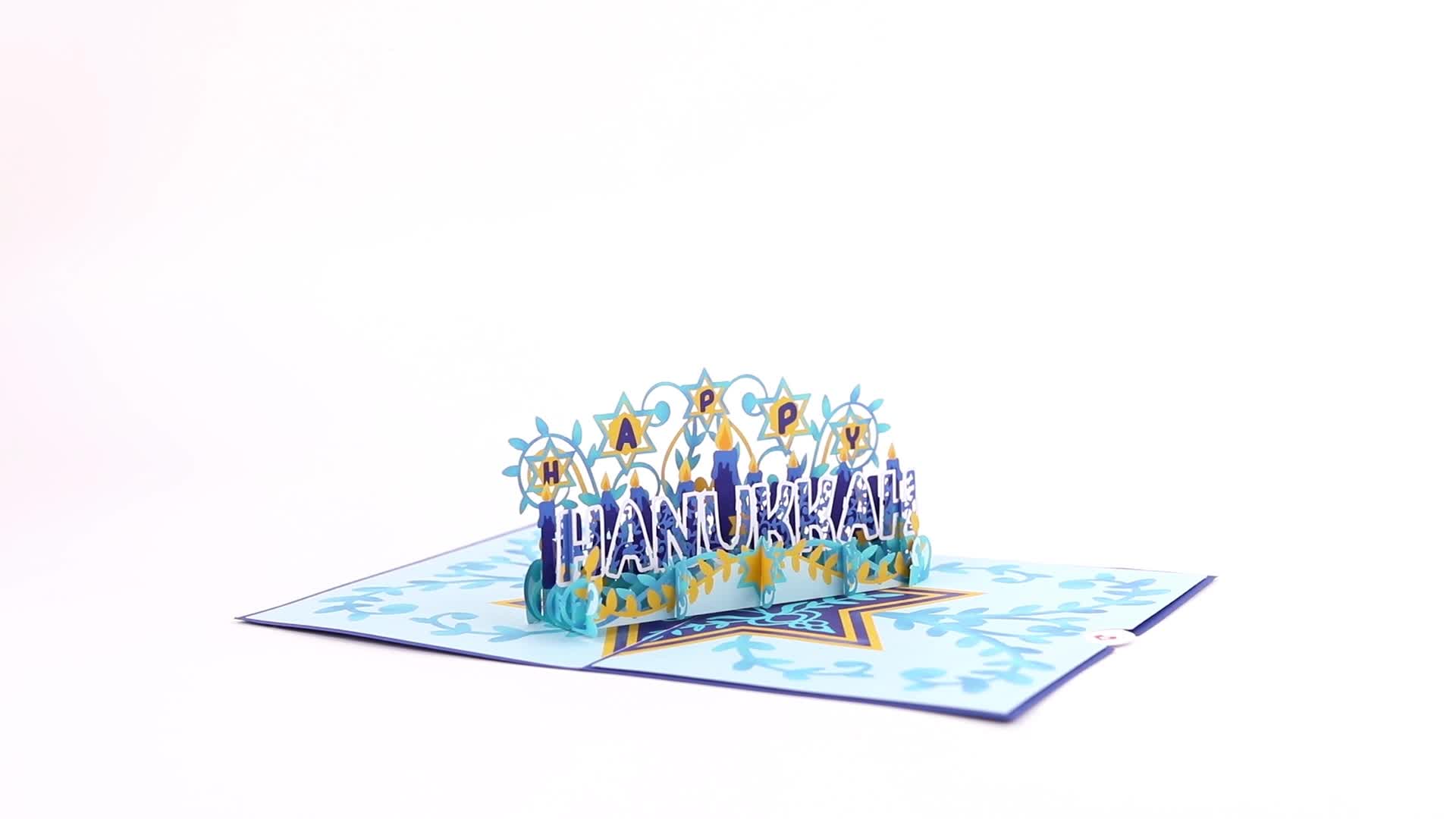 Happy Hanukkah Pop-Up Card