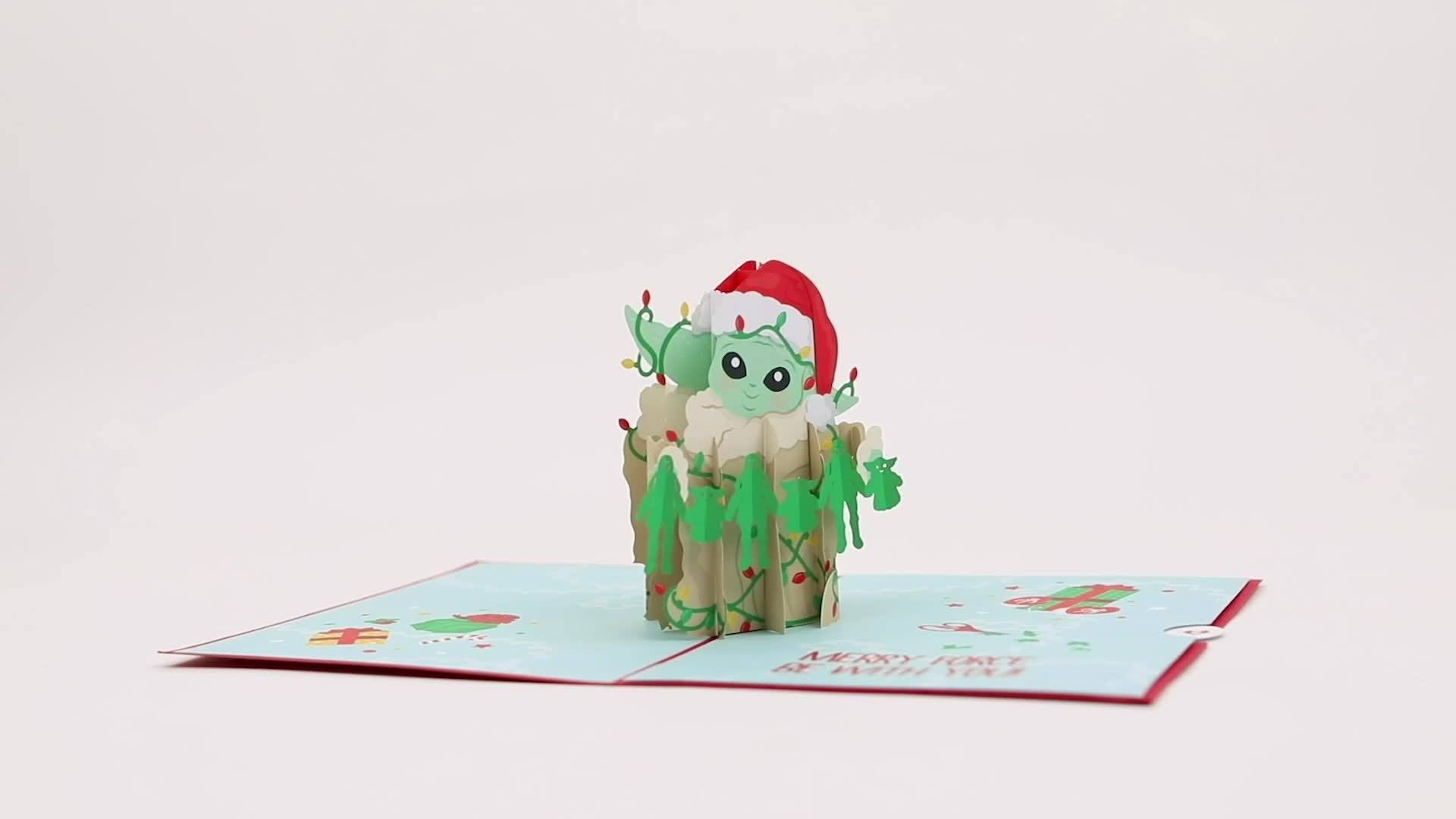 Star Wars™ The Mandalorian™ Very Merry Grogu™ Pop-Up Card
