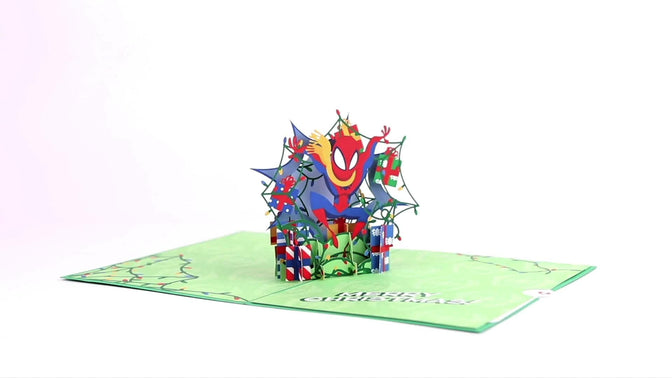 Marvel's Spider-Man Deck the Walls Pop-Up Card