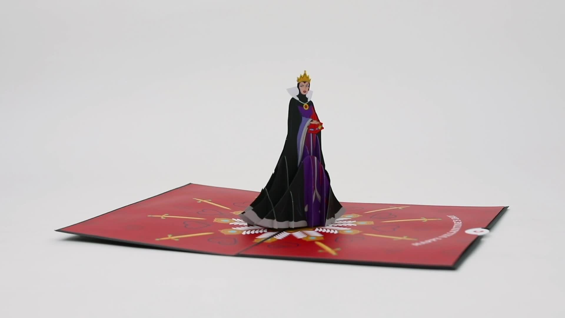Disney Villains Evil Queen Villaintine Pop-Up Card