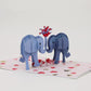 Love Elephants Pop-Up Card