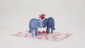 Love Elephants Pop-Up Card
