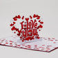 I Love You Pop-Up Card