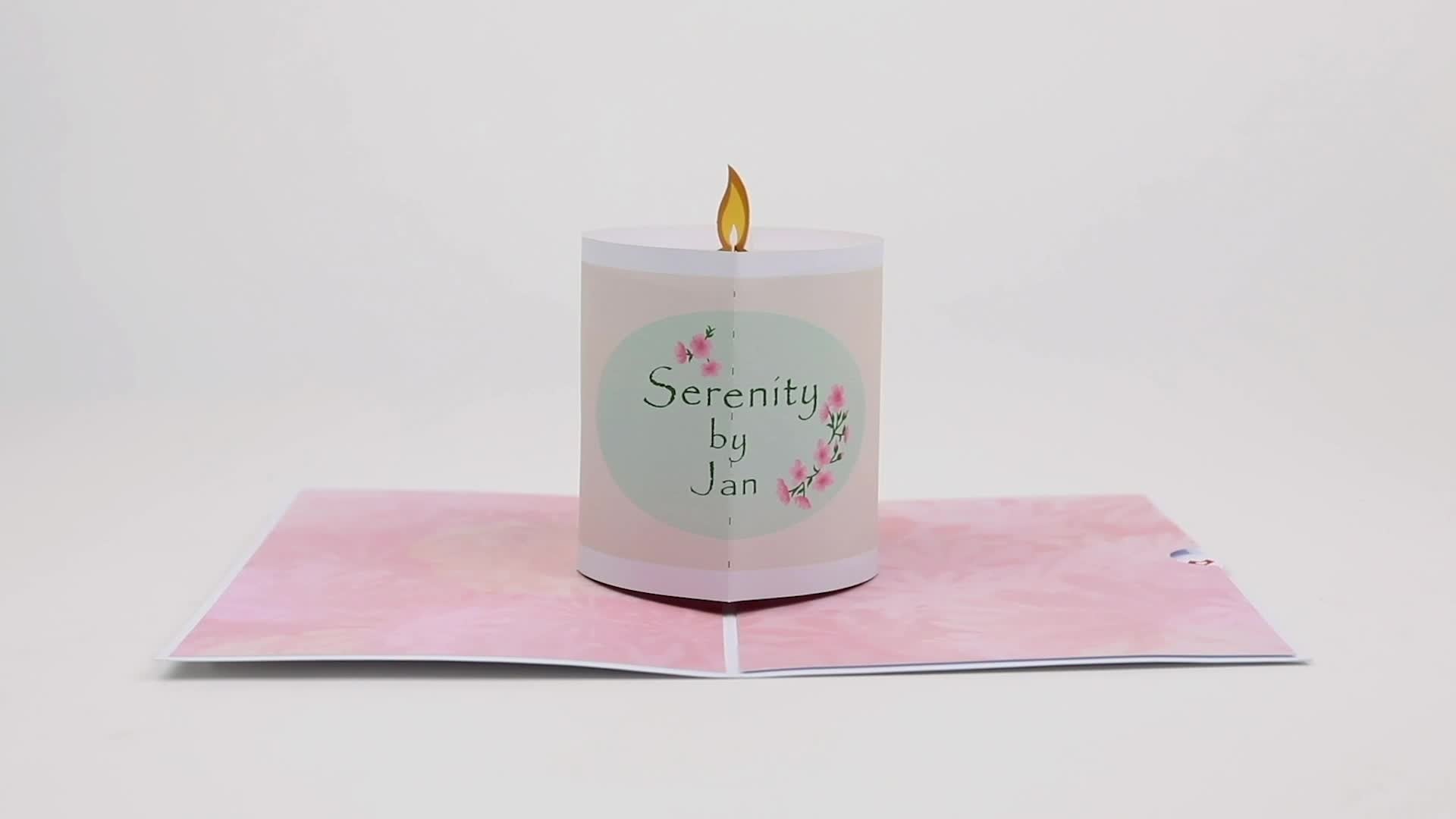 The Office Serene Mother's Day Pop-Up Card