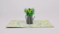 Sunflower Watering Can Pop-Up Card